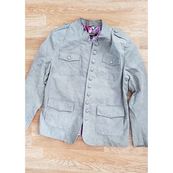 twiggy LONDON Jackets & Blazers - Twiggy London grey suede jacket